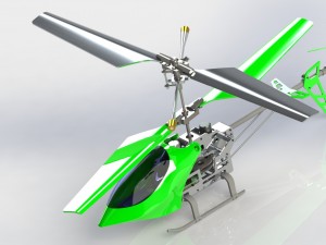 helicopter 3D 모델