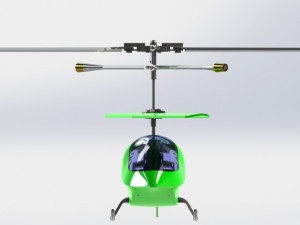 helicopter Modello 3D