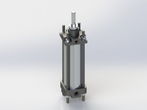pneumatic cylinder 3D 모델