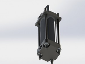 pneumatic cylinder Modelo 3D
