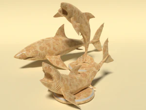 фігурка акули 3D Модель