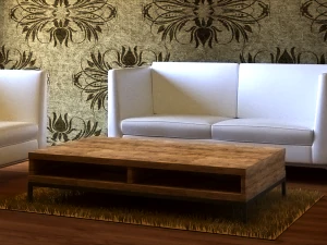 mesa de caf&eacute; Modelo 3D