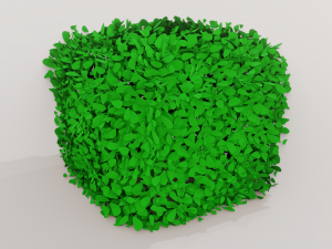 stylized bush pack Modello 3D