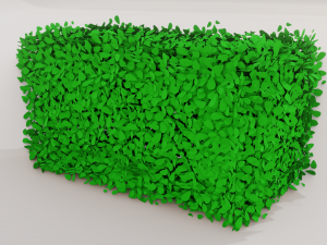 stylized bush pack Modello 3D
