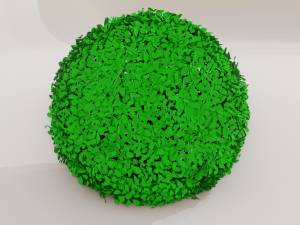 stylized bush pack Modello 3D