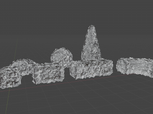 stylized bush pack Modello 3D