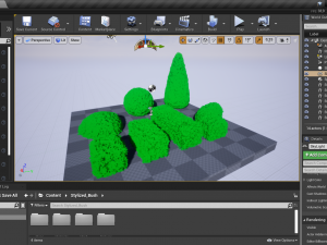 stylized bush pack Modello 3D