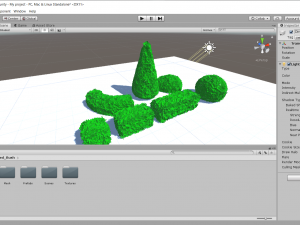 stylized bush pack Modello 3D