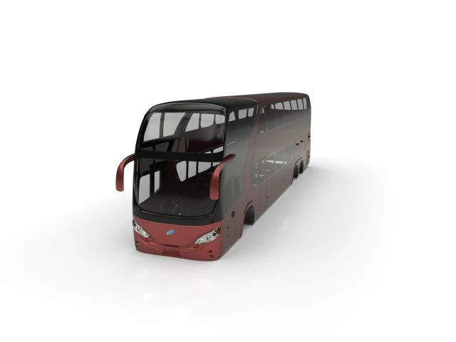 bus bodywork majestic dp bus carroseria jgb majestic dp 3D Model .c4d .max .obj .3ds .fbx .stl .blend 