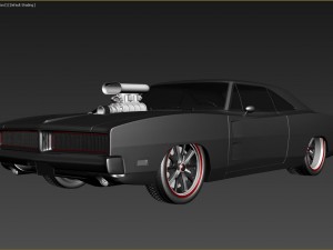 doddge old car 1969 3D 모델