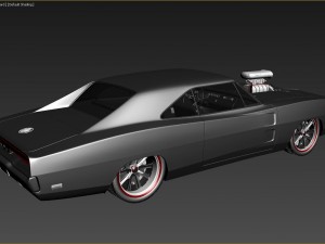 doddge old car 1969 3D Модель