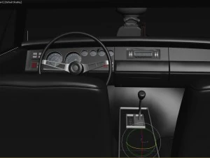 doddge old car 1969 3D Model