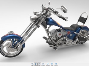 chopper Model 3D