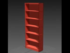 estante billy ikea Modelo 3D
