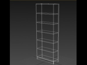 ikea billy bookcase Modelo 3D
