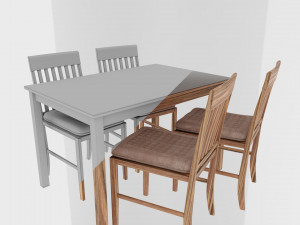 dining table 3D Модель