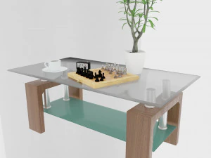 coffee table podium 3D Model