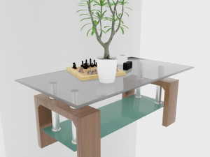 coffee table podium Modelo 3D