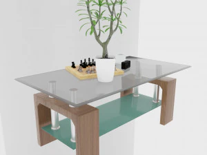 coffee table podium 3D Model