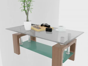 coffee table podium 3D Model