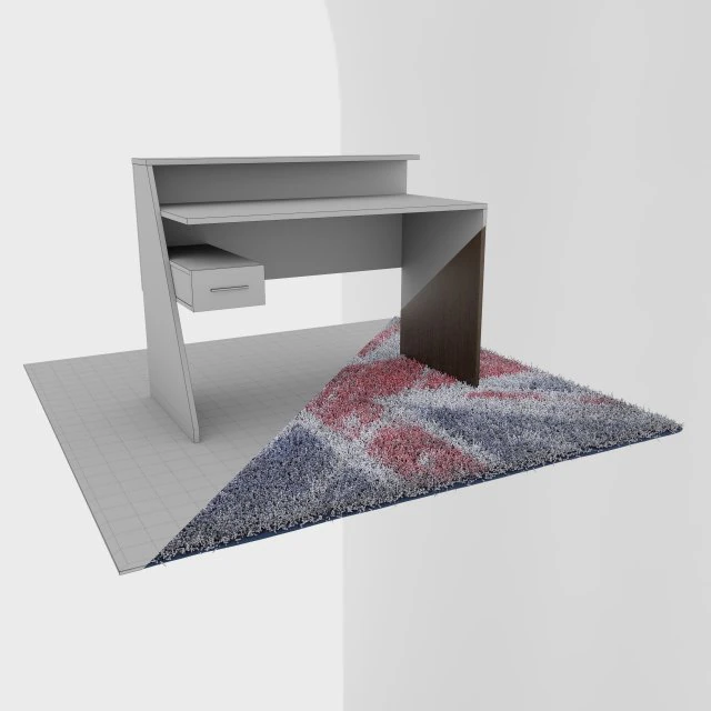 computer desk clint 3D Model .c4d .max .obj .3ds .fbx .stl .blend 