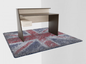 computer desk clint Model 3D