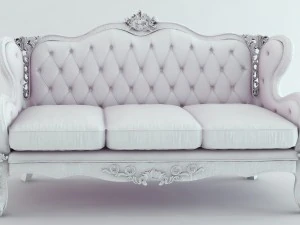 italian classic sofa 3D Model
