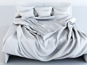 bed fulham by molteni 3D Модель