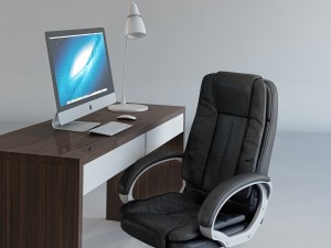 work desk and chair 3D Model
