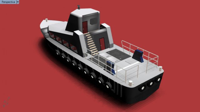 ruby boat 3D 模型 .c4d .max .obj .3ds .fbx .stl .blend 