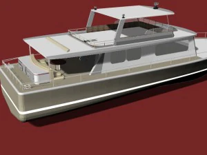 crystall yacht 3D Model