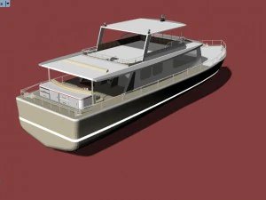 crystall yacht 3D Model