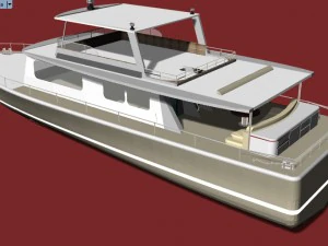crystall yacht 3D Model