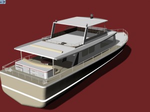 crystall yacht Modelo 3D