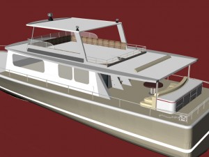 crystall yacht Modelo 3D