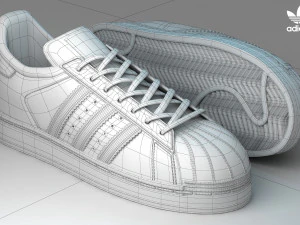 adidas superstar cgi 3D Model