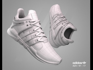 adidas eqt - cgi 3d print Modelo 3D