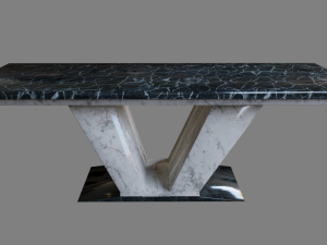 marble table updated 3D 모델