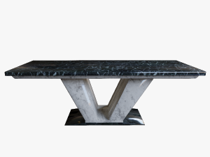 marble table updated Modello 3D
