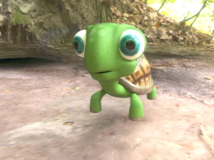 Тортуга счастлива 3D Модель