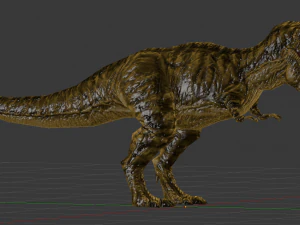 tiranosaurio rex ama&ntilde;ado Modelo 3D
