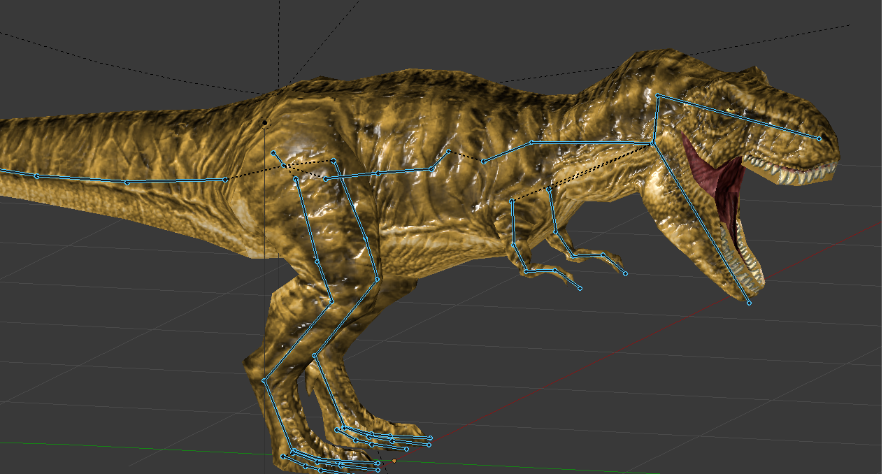 T Rex Rigged 3d Model In Dinosaur 3dexport