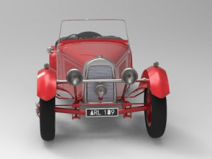 old car - hrg sport 1984 classic Model 3D