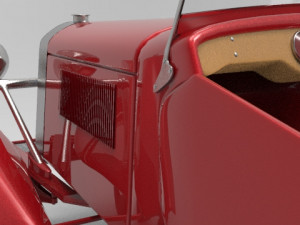 old car - hrg sport 1984 classic Model 3D