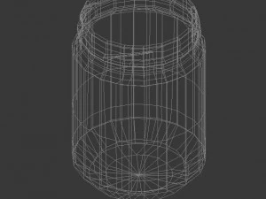 flask 3D Model