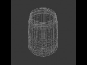 flask 3D Model