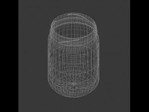 flask 3D Model