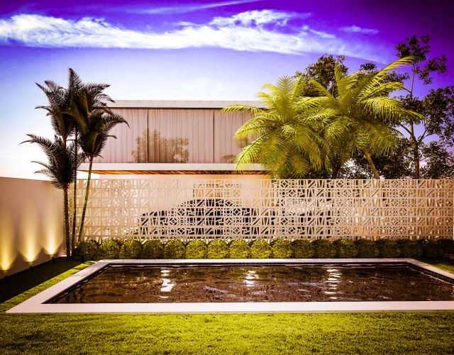 modern house 3D Model .c4d .max .obj .3ds .fbx .stl .blend 