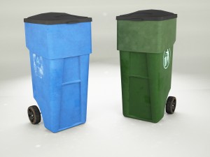 trashcan - dumpster 3D Model