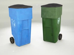 ゴミ箱 - ゴミ箱 3Dモデル